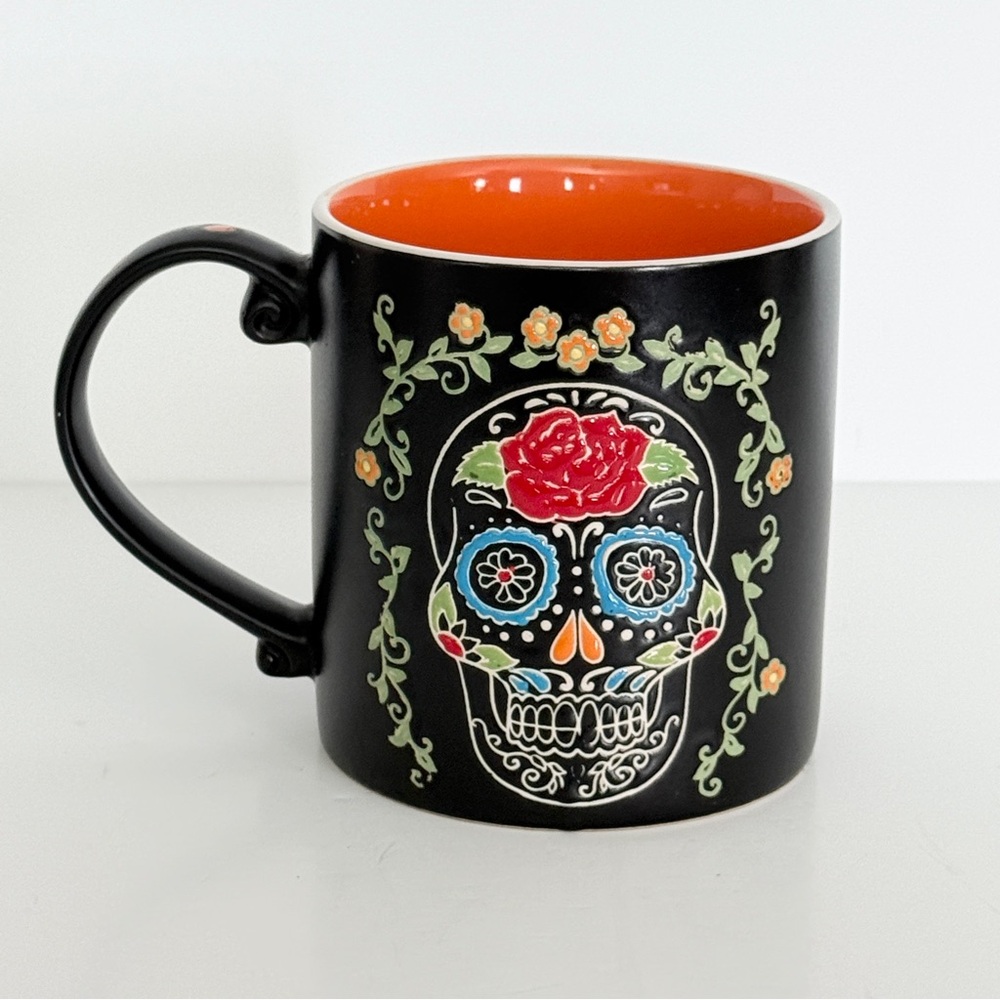 Eli & Ana Coffee Mug Day of the Dead Skull Halloween